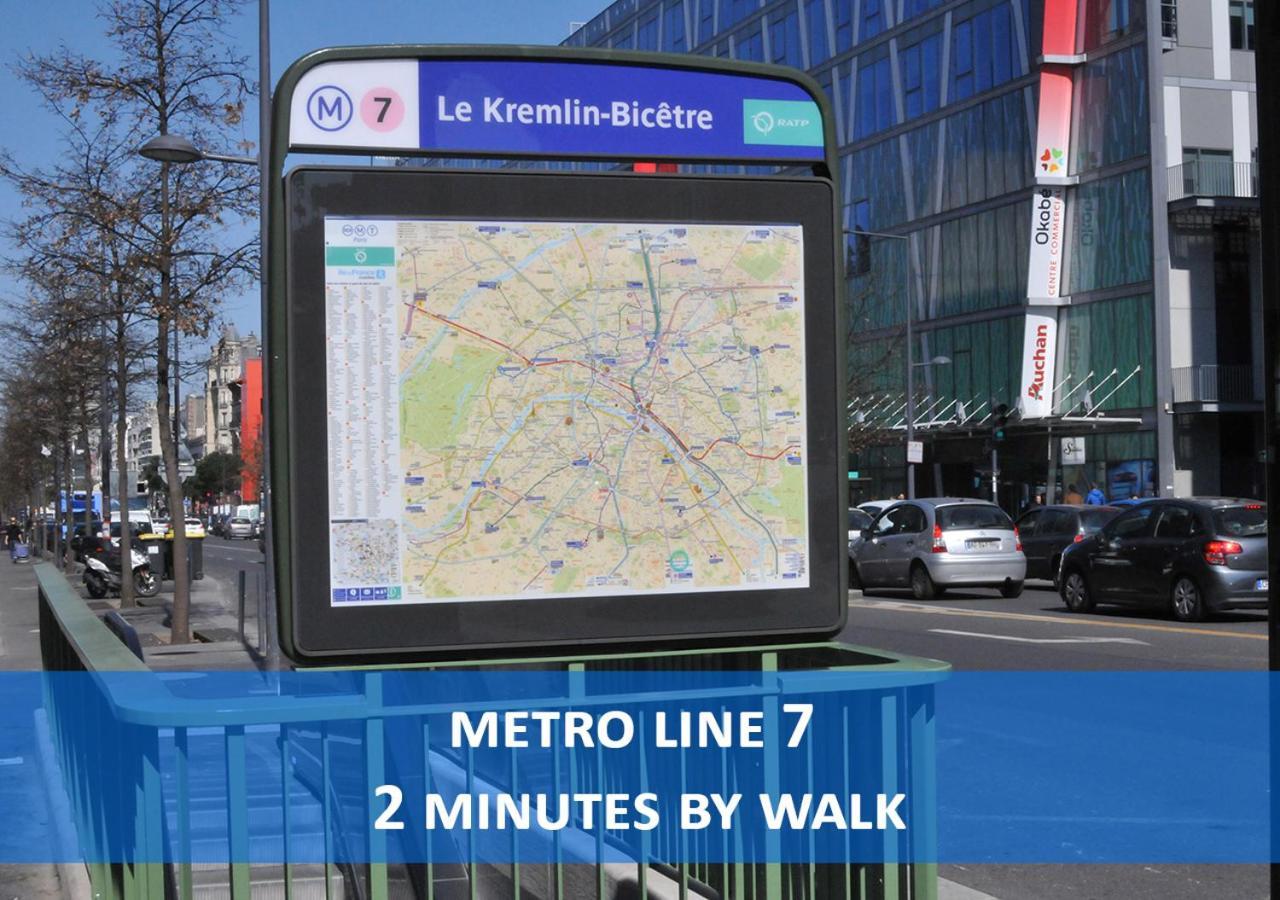 Beausoleil Studio Metro Paris Sud Le Kremlin-Bicêtre Kültér fotó